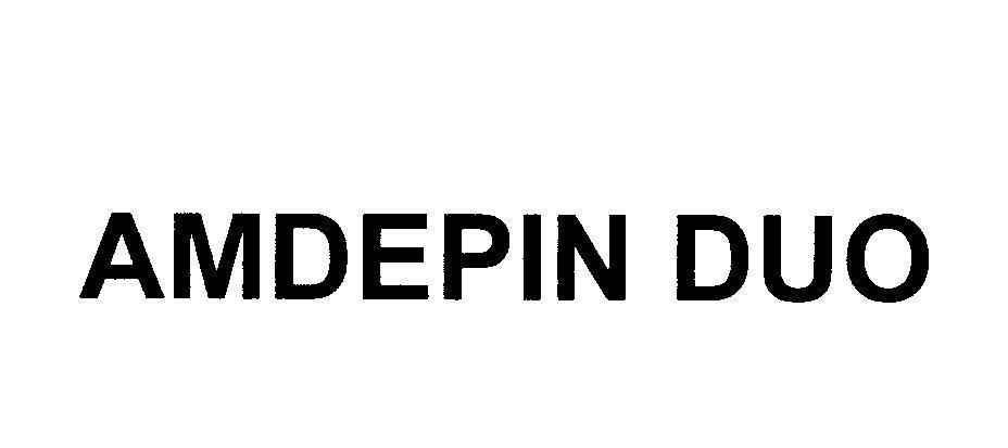 Mẫu nhãn hiệu AMDEPIN DUO