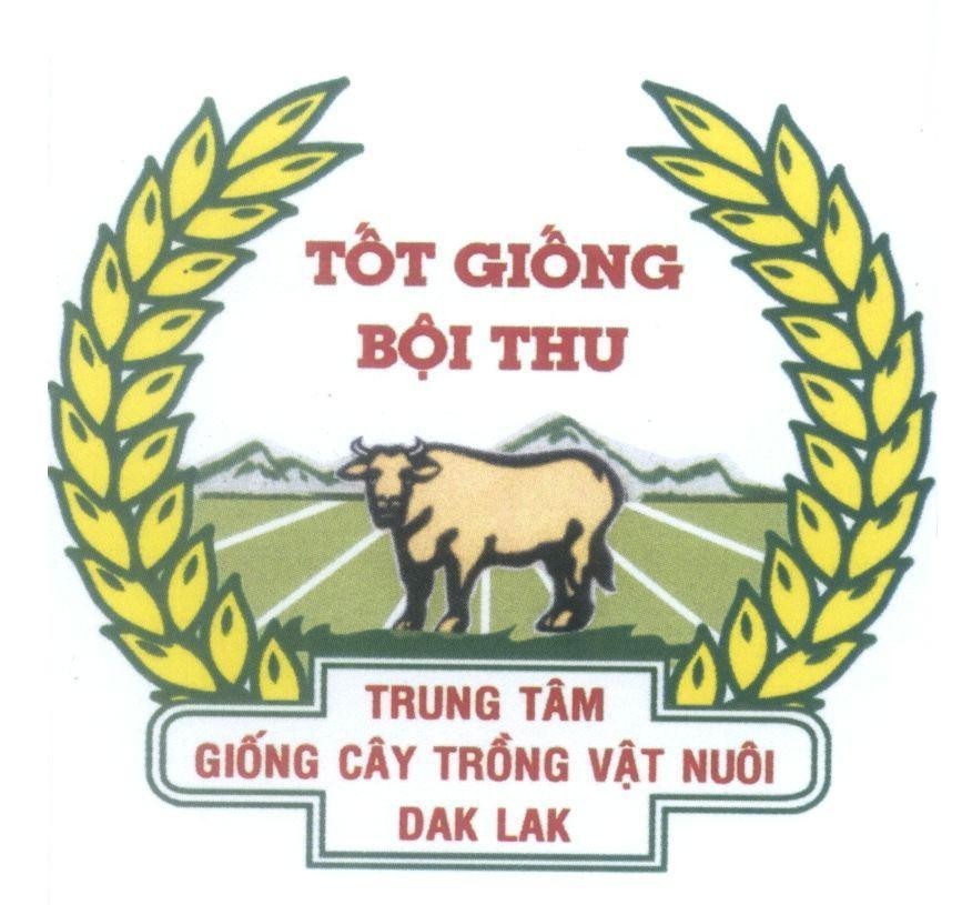 Mẫu nhãn hiệu Tốt giống bội thu trung tâm giống cây trồng vật nuôi DAK LAK