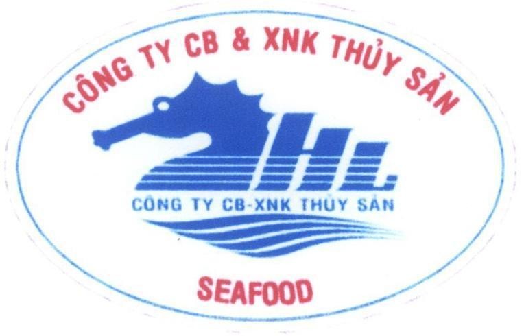Mẫu nhãn hiệu HL SEAFOOD Công ty CB & XNK Thuỷ sản