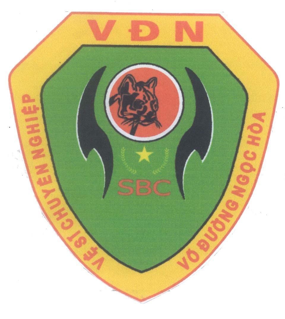 Mẫu nhãn hiệu VĐN SBC Vệ sĩ chuyên nghiệp Võ đường Ngọc Hòa