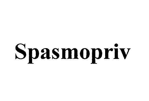Mẫu nhãn hiệu Spasmopriv