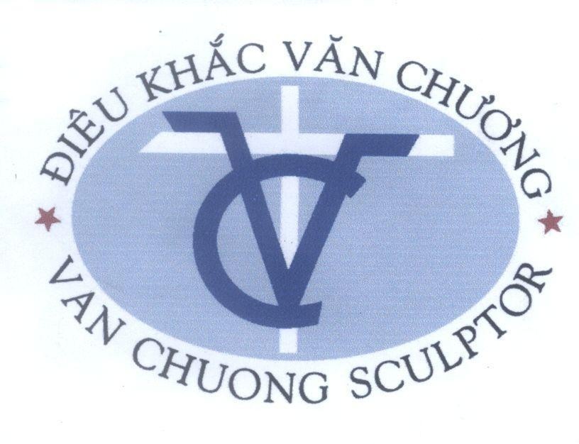 Mẫu nhãn hiệu Điêu khắc văn chương VAN CHUONG SCULPTOR VC