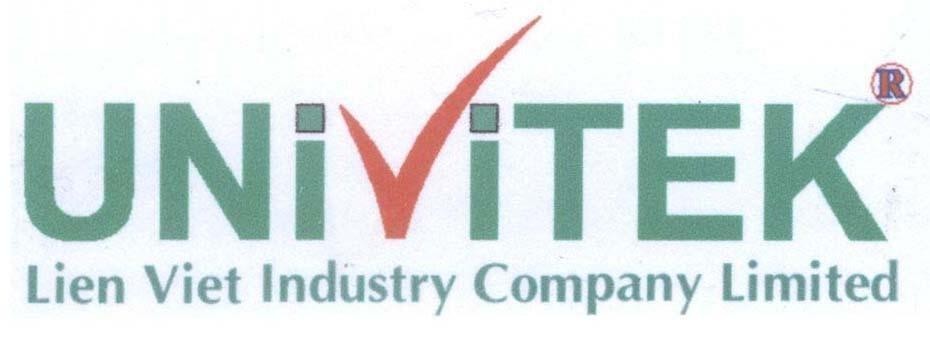 Mẫu nhãn hiệu UNIVITEK LIEN VIET INDUSTRY COMPANY LIMITED