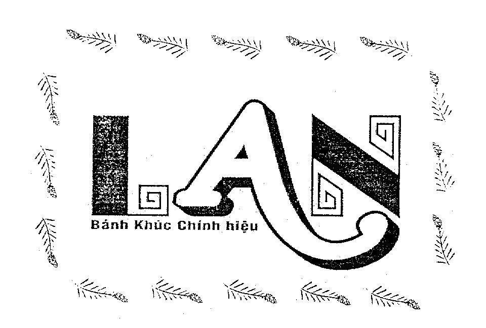 Mẫu nhãn hiệu LAN Bánh khúc chính hiệu