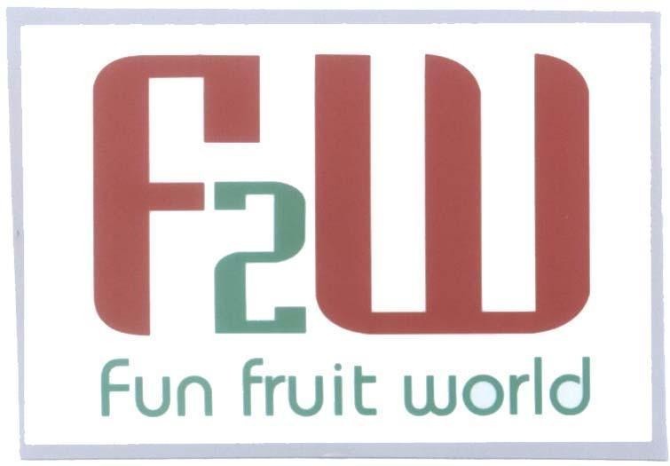 Mẫu nhãn hiệu F2W fun fruit world