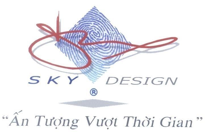 Mẫu nhãn hiệu SKY DESIGN ấn tượng vượt thời gian