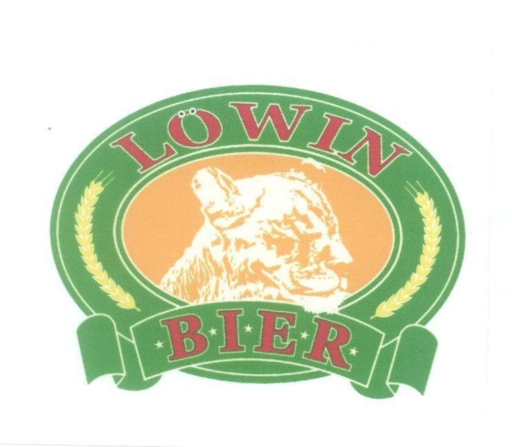 Mẫu nhãn hiệu LOWIN BIER
