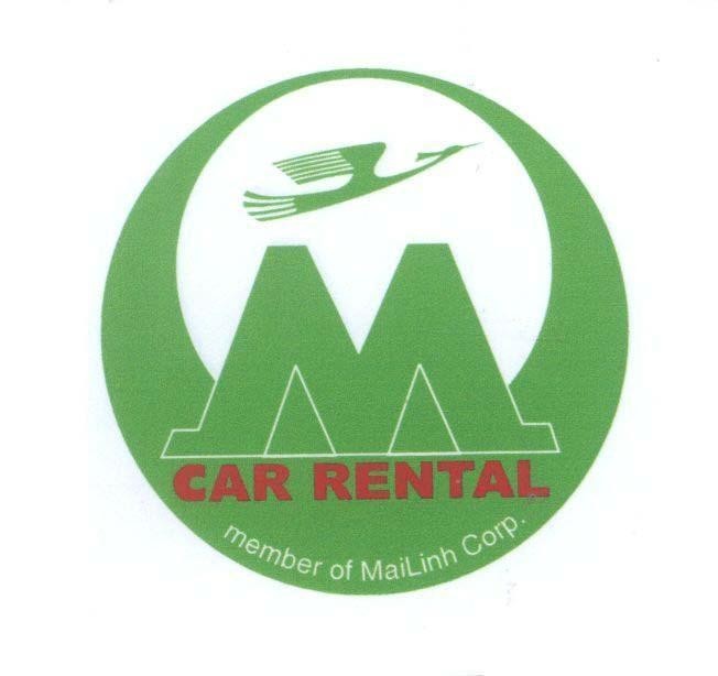 Mẫu nhãn hiệu M CAR RENTAL member of MaiLinh corp
