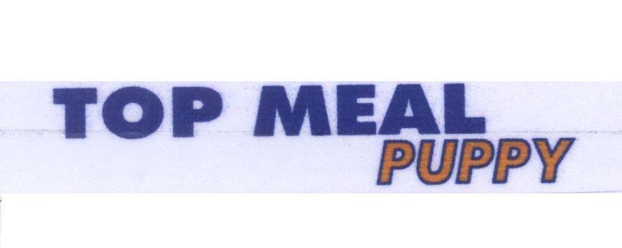 Mẫu nhãn hiệu TOP MEAL PUPPY