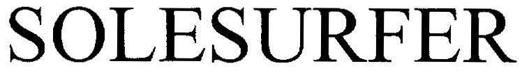 Mẫu nhãn hiệu SOLESURFER