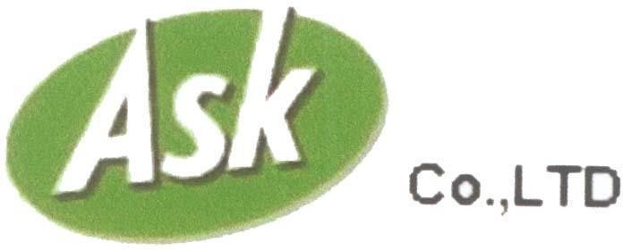 Mẫu nhãn hiệu ASK CO., LTD
