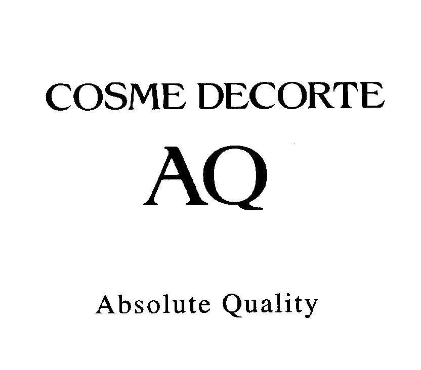 Mẫu nhãn hiệu COSME DECORTE AQ Absolute Quality