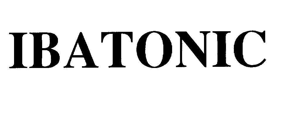 Mẫu nhãn hiệu IBATONIC