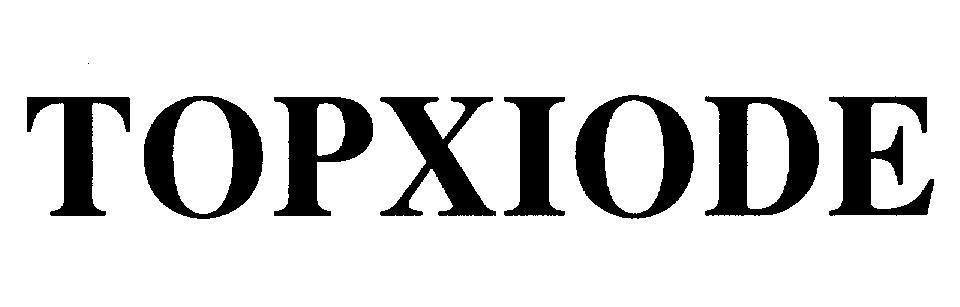 Mẫu nhãn hiệu TOPXIODE