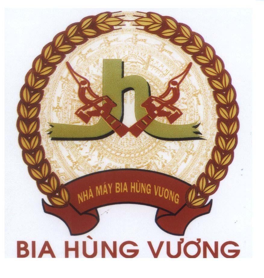 Mẫu nhãn hiệu Bia Hùng Vương H V Nhà Máy Bia Hùng Vương