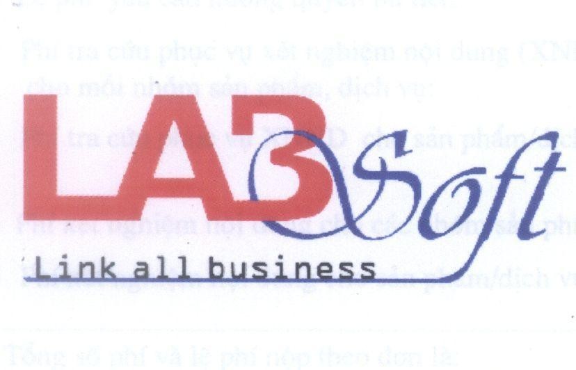 Mẫu nhãn hiệu LAB Soft Link all business