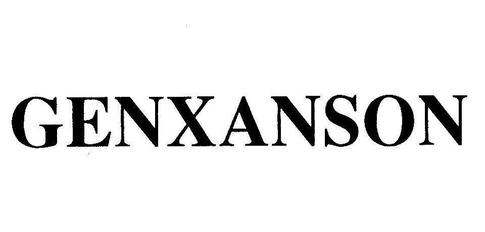 Mẫu nhãn hiệu GENXANSON
