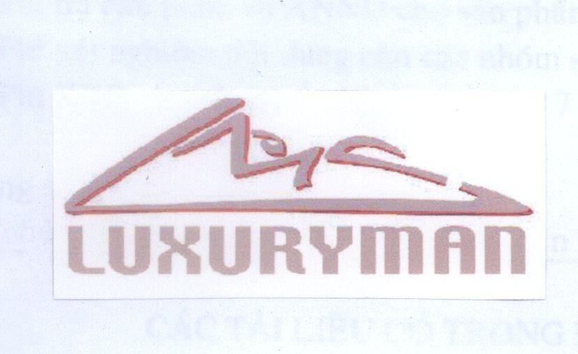 Mẫu nhãn hiệu LUXURYMAN LMV L M V