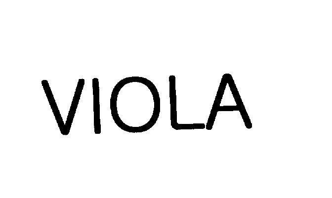 Mẫu nhãn hiệu VIOLA