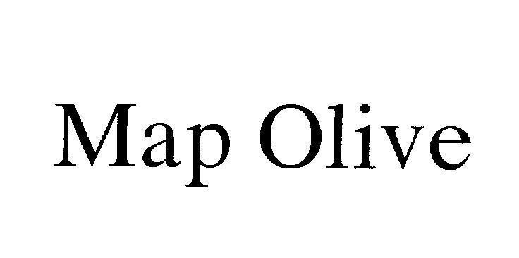 Mẫu nhãn hiệu MAP OLIVE