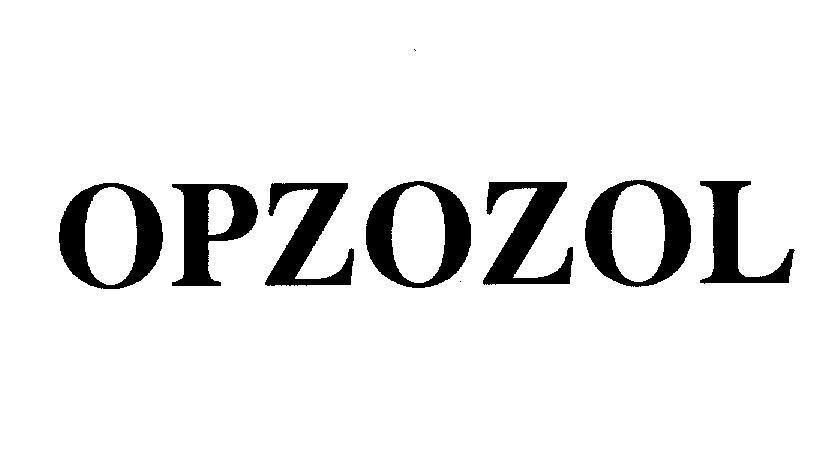 Mẫu nhãn hiệu OPZOZOL
