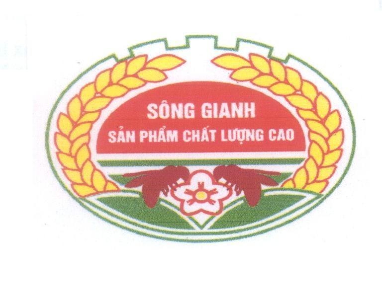 Mẫu nhãn hiệu SÔNG GIANH Sản Phẩm Chất Lượng Cao
