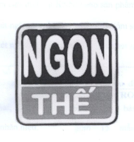 Mẫu nhãn hiệu Ngon thế