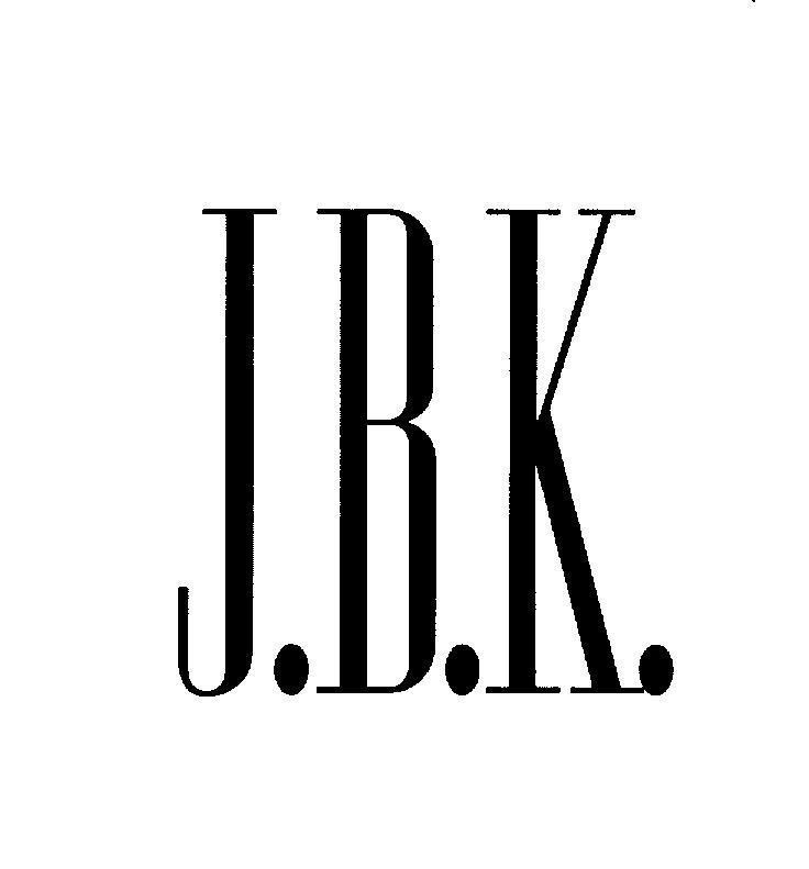 Mẫu nhãn hiệu J.B.K J B K