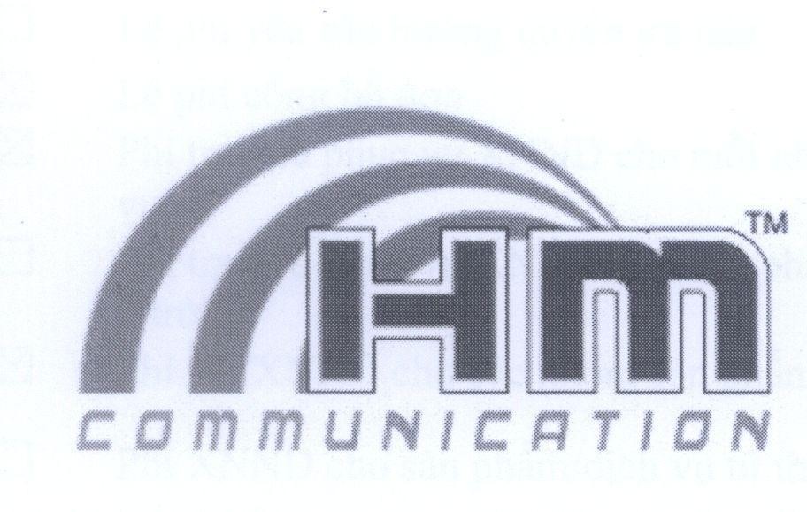 Mẫu nhãn hiệu HM COMMUNICATION