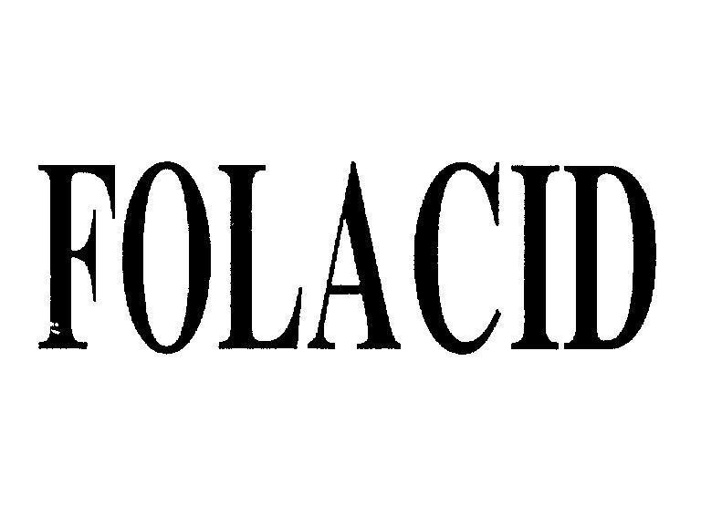 Mẫu nhãn hiệu FOLACID