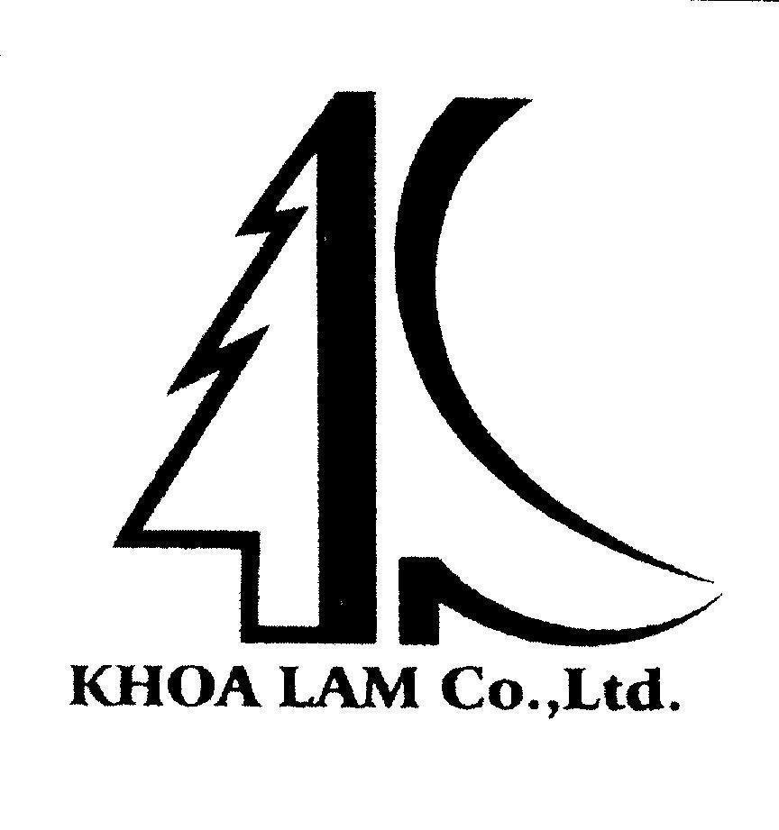 Mẫu nhãn hiệu KL KHOA LAM CO., LTD.