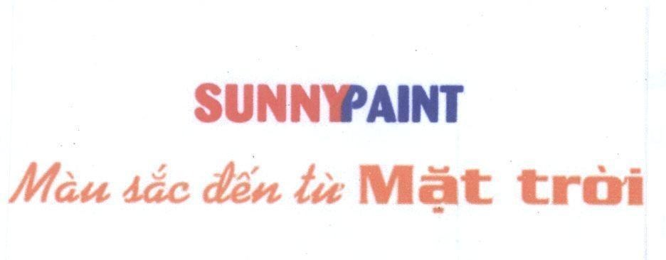 Mẫu nhãn hiệu SUNNYPAINT màu sắc đến từ Mặt Trời