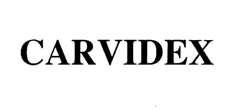 Mẫu nhãn hiệu CARVIDEX