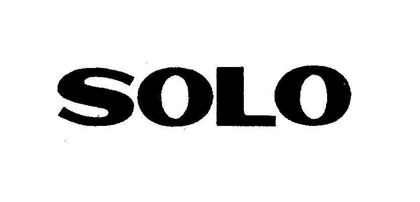 Mẫu nhãn hiệu SOLO