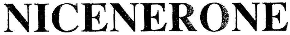 Mẫu nhãn hiệu NICENERONE