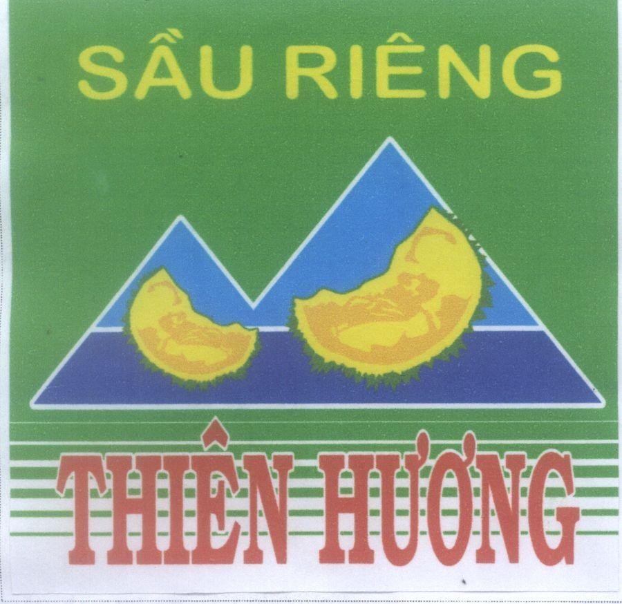 Mẫu nhãn hiệu Sầu riêng Thiên Hương