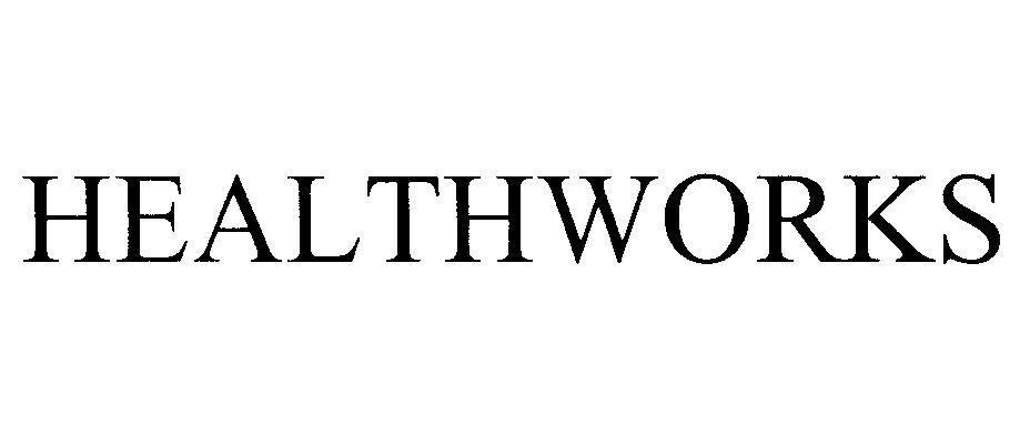 Mẫu nhãn hiệu HEALTHWORKS