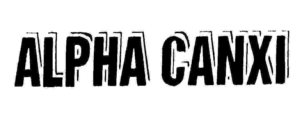 Mẫu nhãn hiệu ALPHA CANXI