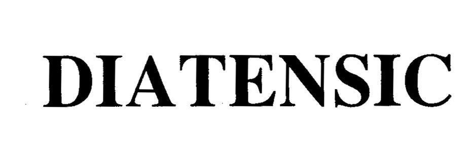 Mẫu nhãn hiệu DIATENSIC