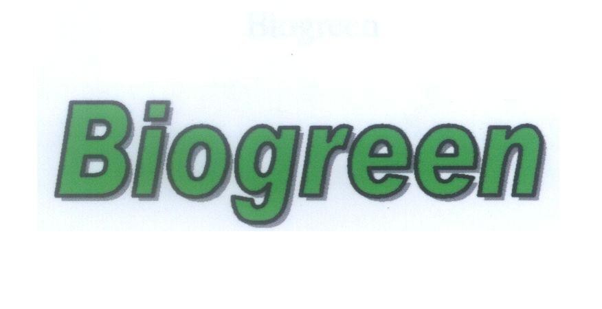 Mẫu nhãn hiệu BIOGREEN