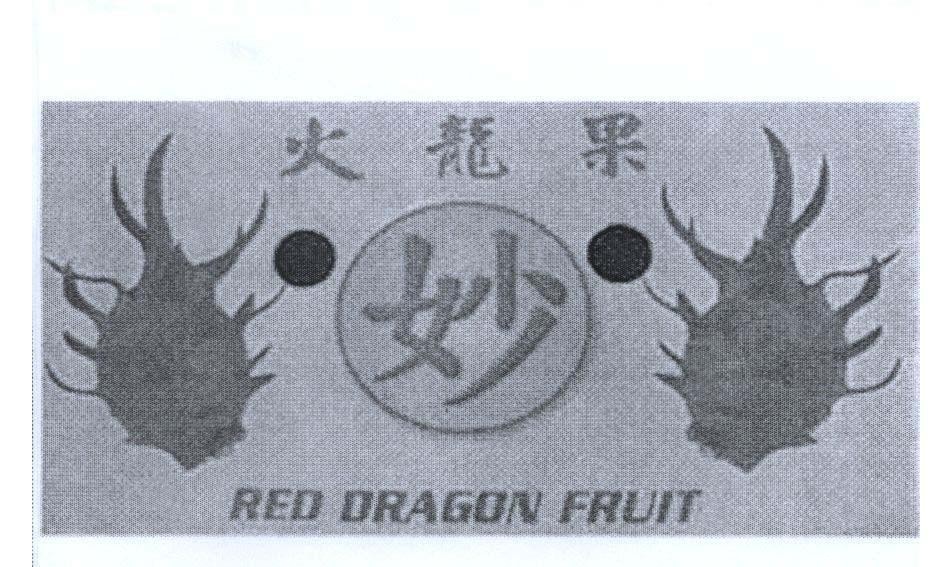 Mẫu nhãn hiệu RED DRAGON FRUIT [Trái thanh long; diệu]