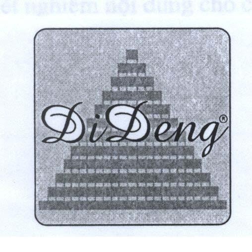 Mẫu nhãn hiệu DI DENG