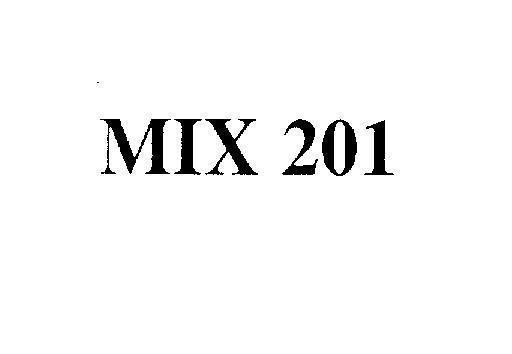 Mẫu nhãn hiệu MIX 201