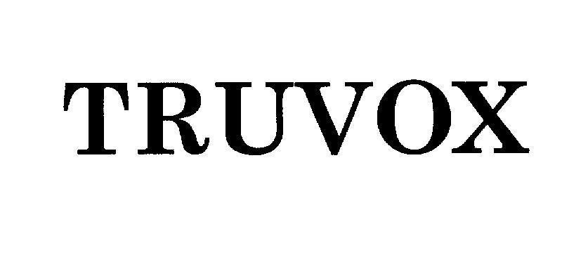 Mẫu nhãn hiệu TRUVOX