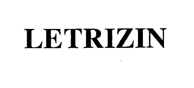 Mẫu nhãn hiệu LETRIZIN