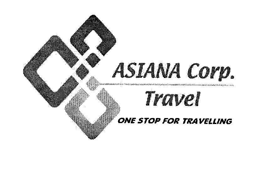 Mẫu nhãn hiệu ASIANA Corp Travel ONE STOP FOR TRAVELLING