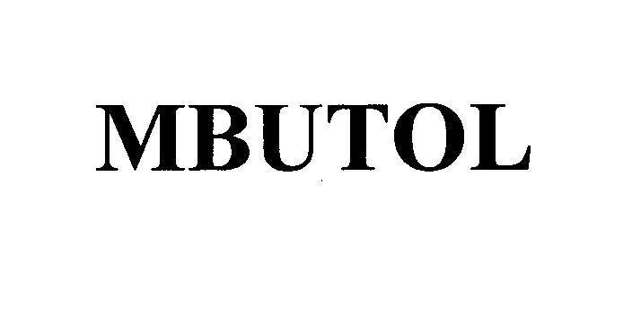 Mẫu nhãn hiệu MBUTOL