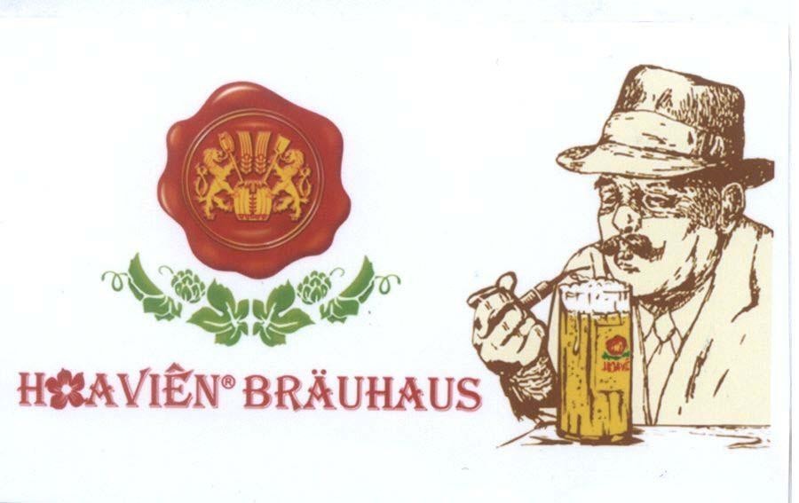 Mẫu nhãn hiệu HOA VIÊN BRAUHAUS