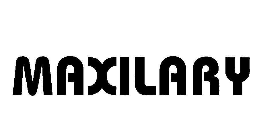 Mẫu nhãn hiệu MAXILARY