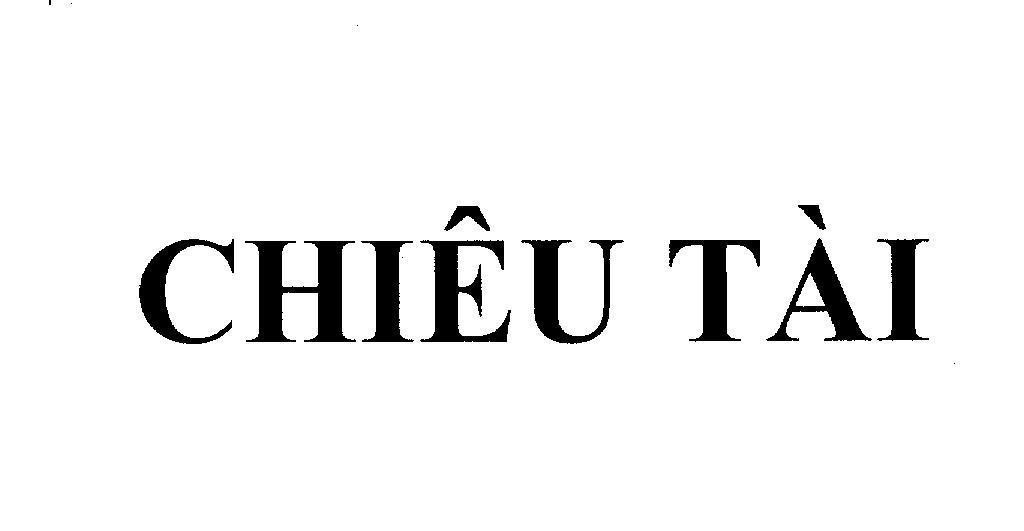Mẫu nhãn hiệu CHIÊU TàI